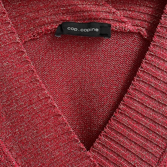 Red Cop.Copine light knitted top - Picture 2 of 3